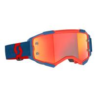 Scott Очки кроссовые Fury dark blue/neon red/orange chrome works в Архангельске