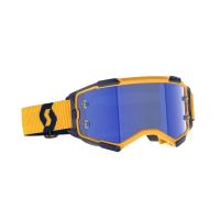 Scott Очки кроссовые Fury dark yellow/dark blue/blue chrome works в Архангельске