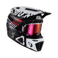 Leatt Мотошлем кроссовый Moto 9.5 Carbon Helmet Kit V24 White в Архангельске