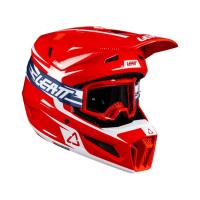 Leatt Шлем кроссовый 3.5 V26 Red + очки Vizion 3.5 в Архангельске