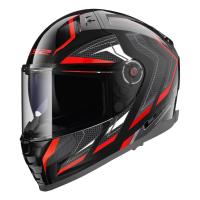 LS2 Мотошлем FF811 Vector II Alizer черно-красный в Архангельске