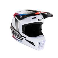 Leatt Шлем кроссовый Moto 2.5 Helmet Black/White 2024 в Архангельске