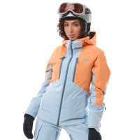 Dragonfly Куртка горнолыжная утепленная Gravity Woman 2025 Mock Orange-Light Blue в Архангельске