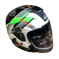 AiM Шлем JK526 Fluo-Green/White/Black в Архангельске