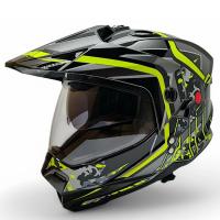 AIM Шлем кросс/эндуро JK802S Yellow/Grey/Black в Архангельске