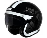 IXS Мотошлем открытый iXS 880 2.2 черно-серебристый в Архангельске