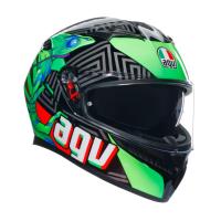 AGV Шлем K3 Kamaleon Black/Red/Green в Архангельске