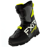FXR Ботинки снегоходные X-Cross Pro BOA с утеплителем Black/Hi Vis в Архангельске