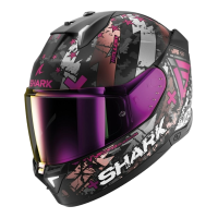 Shark Шлем Skwal i3 Hellcat Mat Black/Chrome/Violet в Архангельске