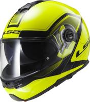 LS2 Мотошлем снегоходный FF325 Strobe Electric Snow Civik Желтый/Черный в Архангельске