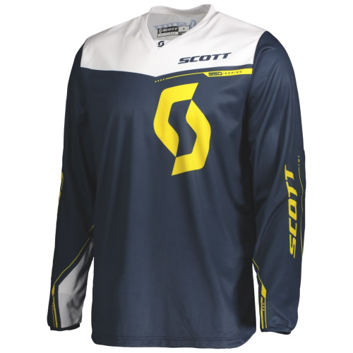 Scott Джерси 350 Dirt blue/yellow в Архангельске