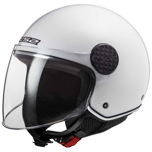 LS2 Мотошлем OF558 Sphere Lux Solid белый в Архангельске