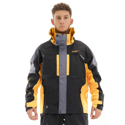 Dragonfly Куртка мембранная Quad Pro Black-yellow в Архангельске