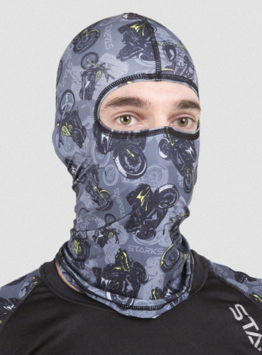 Starks Подшлемник Light Print Moto Серый принт в Архангельске
