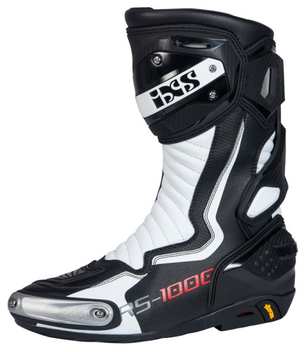 IXS Мотоботы RS-1000 черный/белый в Архангельске