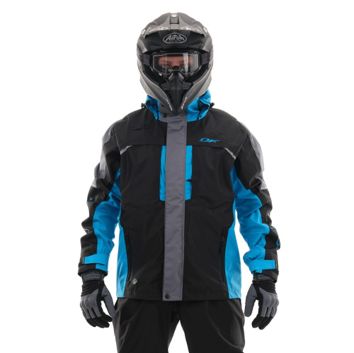 Dragonfly Куртка мембранная Quad Pro Black-Blue в Архангельске