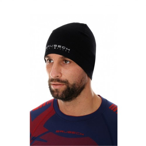 Brubeck Шапка шерстяная Active Wool Черная в Архангельске