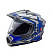 AIM Шлем кросс/эндуро JK802S Blue/Grey/Black в Архангельске