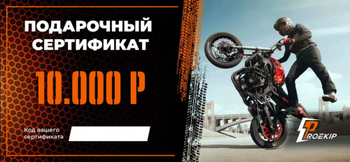 Подарочный сертификат Pro-Ekip.ru на 10.000р в Архангельске