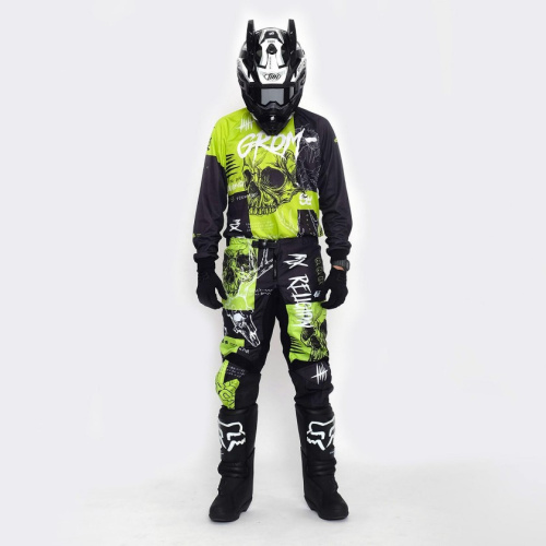 Grom Джерси MX Religion lime в Архангельске