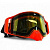 AiM Очки снегоходные с магнитной линзой и подогревом (PRO) 31-103 Accu Heated Orange Glossy в Архангельске