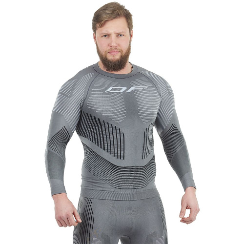 Dragonfly Термофутболка 3DThermo Grey с длинным рукавом в Архангельске