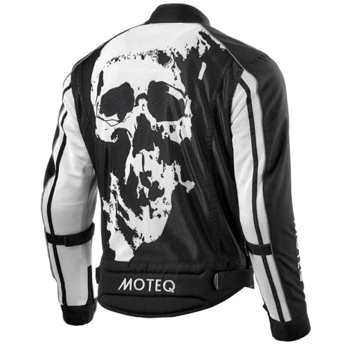 Moteq Мотокуртка текстильная сетка Rebel Черно-белая в Архангельске