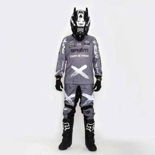Grom Штаны кроссовые X Gray в Архангельске