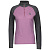 Scott Термокофта женская  Zip Defined Merino dark grey melange/cassis pink в Архангельске