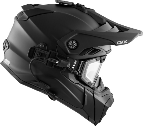 CKX шлем снегоходный Titan Airflow Electric Черный Матовый в Архангельске