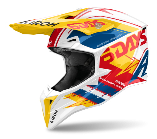 Airoh Мотошлем Wraaap Sixdays Spain 2024 Glossy в Архангельске