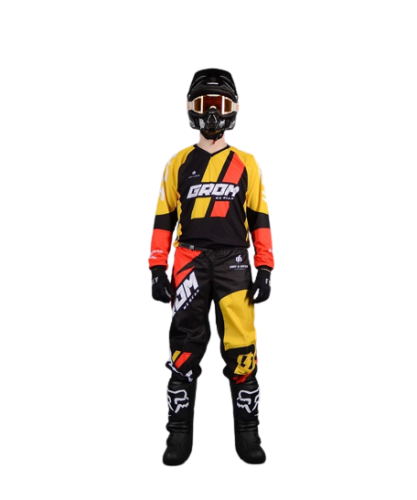 Grom Штаны кроссовые Race Redyellow в Архангельске