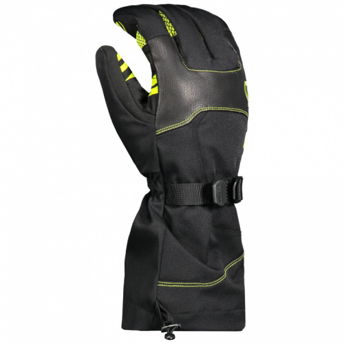 Scott Перчатки Cubrick Black/Lime-green в Архангельске