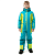 Dragonfly Зимний утепленный комбинезон Gravity Teenager Dark Green - Lime 2025 в Архангельске