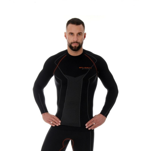 Brubeck Футболка мужская Thermo Protect черный в Архангельске