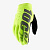 100% Мотоперчатки текстильные подростковые Brisker Youth Glove Fluo Yellow в Архангельске