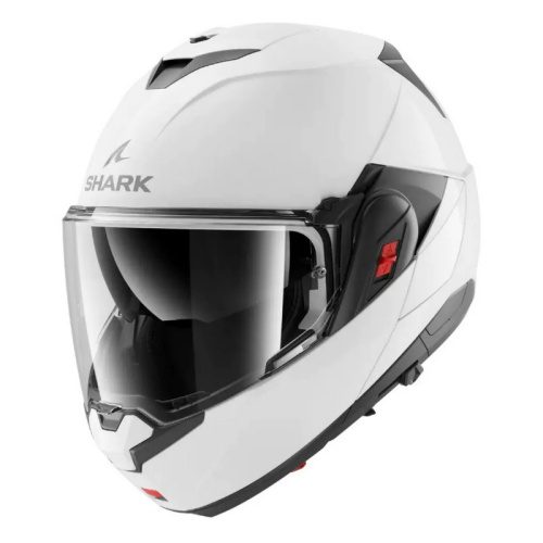 Shark Мотошлем Oxo Blank White Glossy в Архангельске
